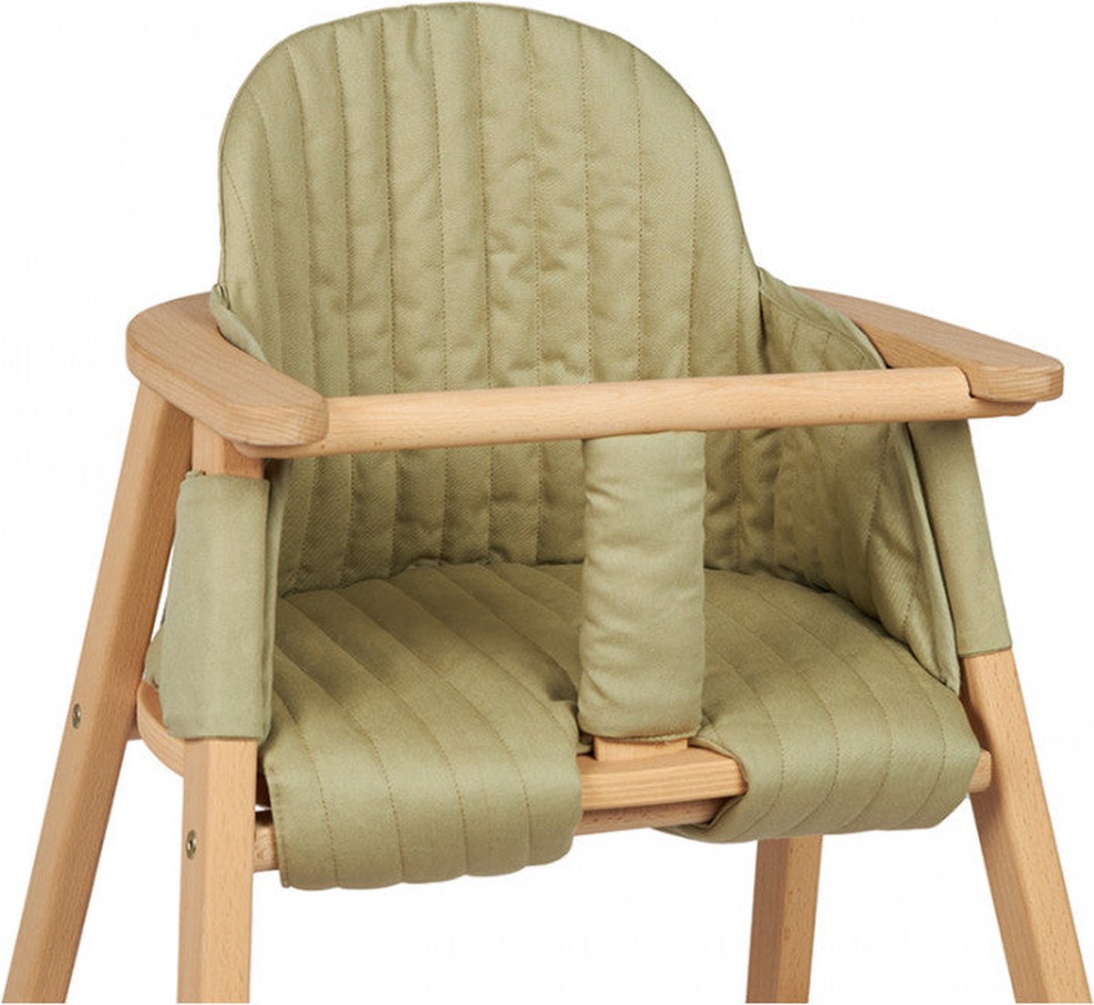 GROWING GREEN HIGH CHAIR CUSHION LINDEN GREEN
