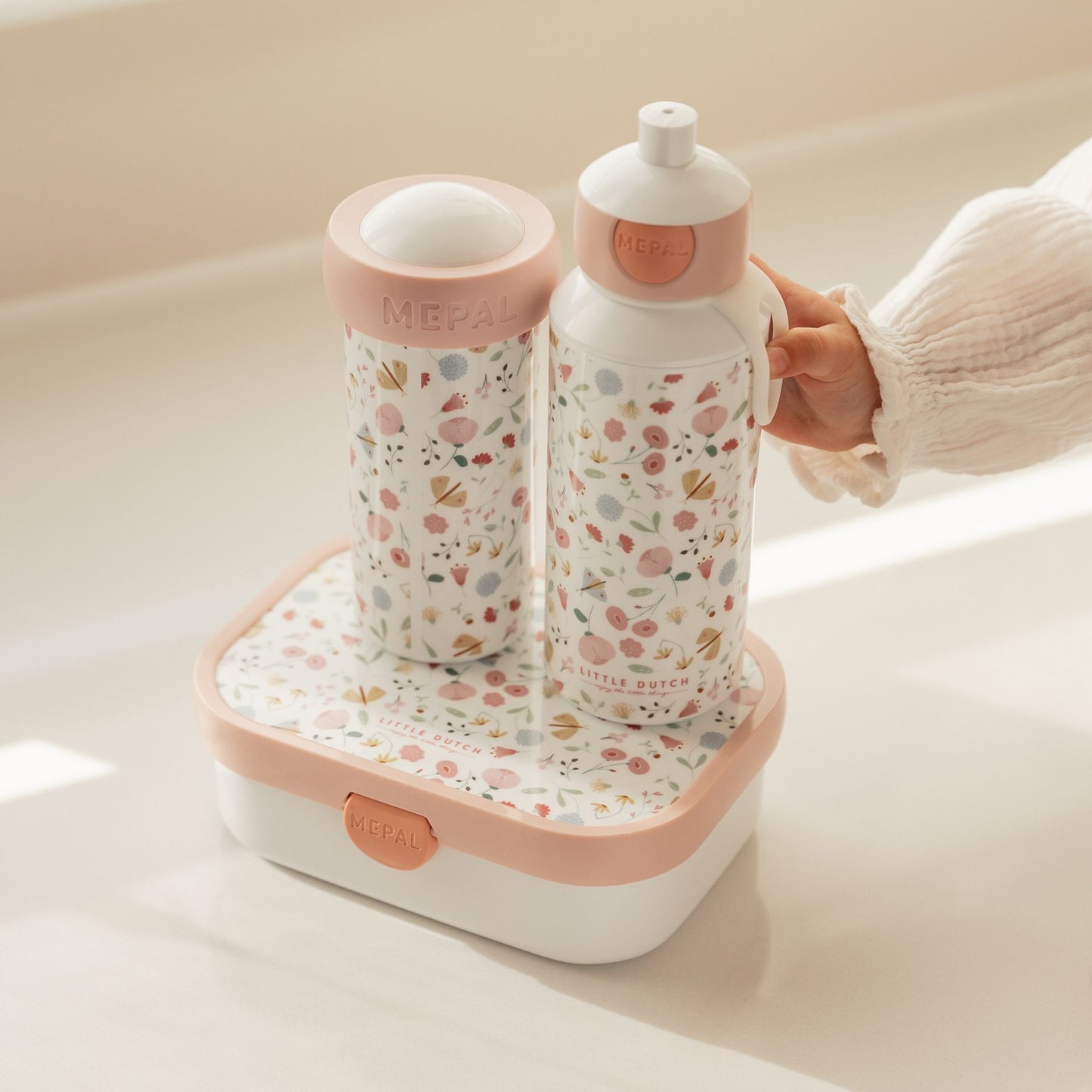 Gourde campus 300 ml - Flowers & Butterflies