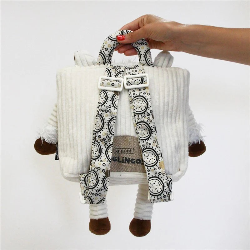 Sac a dos velours Muchachos le lama