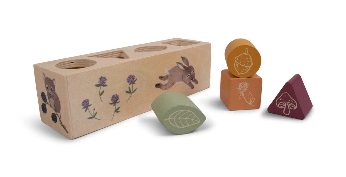 Jouet trieur de formes en bois