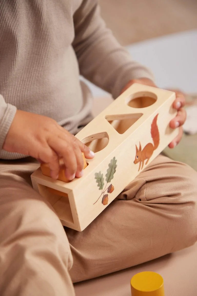 Jouet trieur de formes en bois