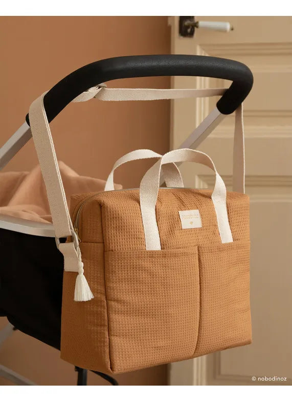 GALA WATERPROOF CHANGING BAG 35X27X14 CARAMEL