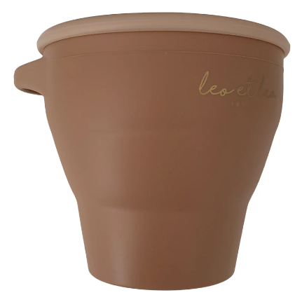 Boîte en silicone beige