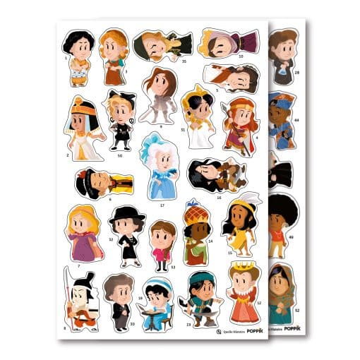 Poster Poppik et Quelle Histoire - Femmes celebres