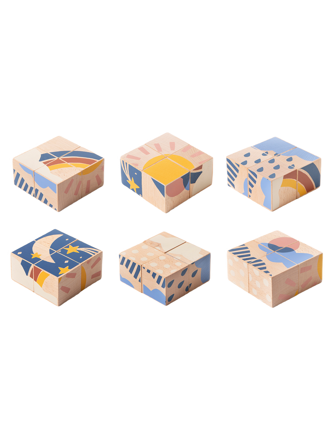 WEATHER WOODEN CUBES