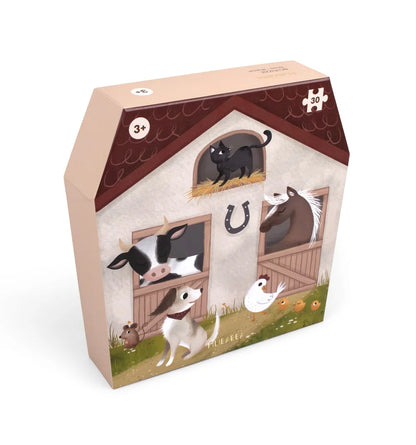 Coffret Grand Puzzle 30 pces - A la ferme