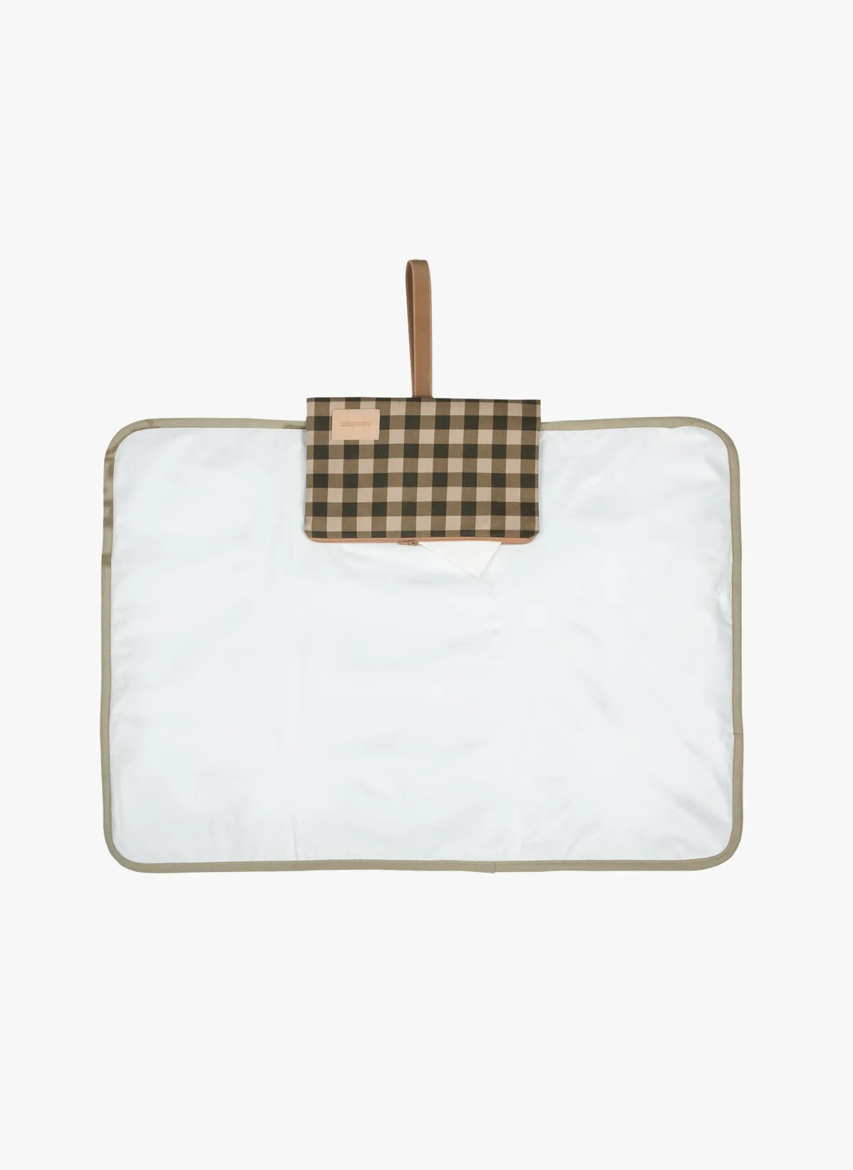 HYDE PARK WATERPROOF CHANGING PAD 50X70 GREEN CHECKS