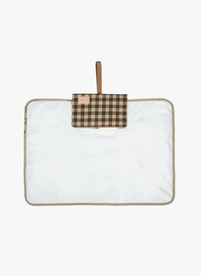 HYDE PARK WATERPROOF CHANGING PAD 50X70 GREEN CHECKS