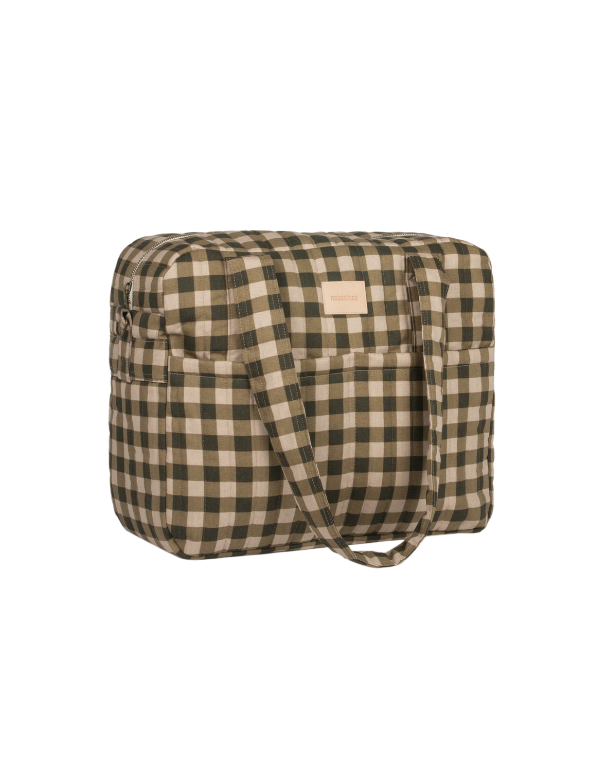 HYDE PARK WATERPROOF STROLLER BAG 38X33X16 GREEN CHECKS