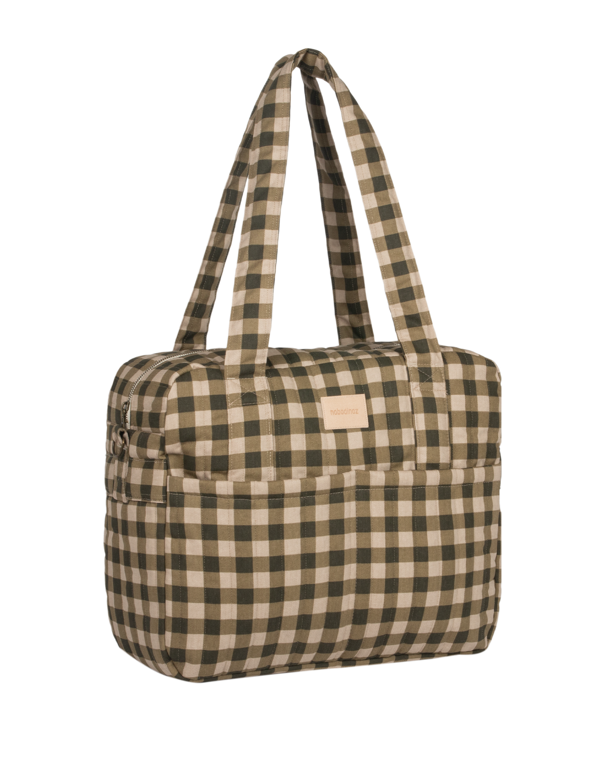 HYDE PARK WATERPROOF STROLLER BAG 38X33X16 GREEN CHECKS