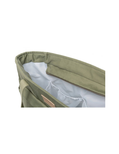 BABY ON THE GO WATERPROOF CHANGING BAG OLIVE GREEN