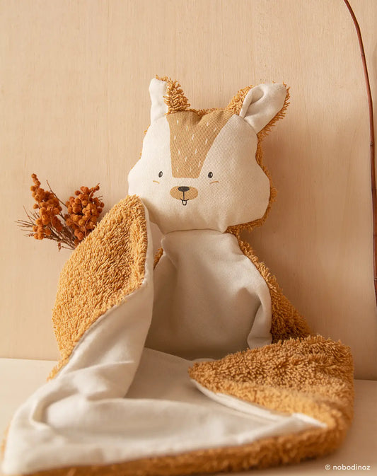 SQUIRREL DOUDOU 30X30 CARAMEL