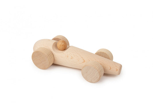 WOODEN RACING CAR 15 CM